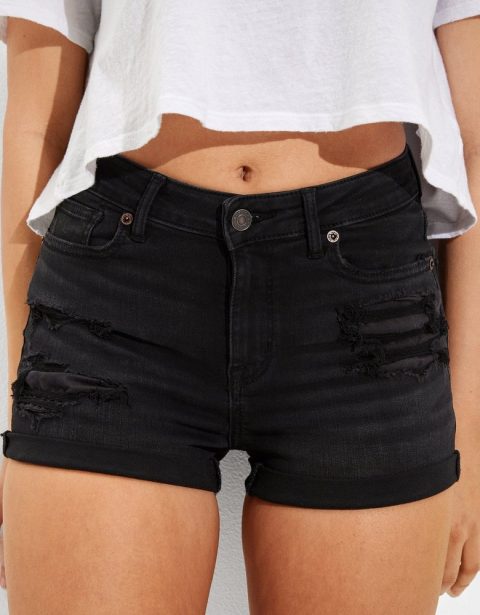 AE Ne(x)t Level High V-Rise Denim Short Short