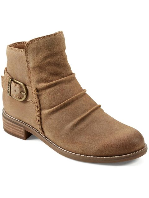 NAIRA Womens Leather Zipper Ankle Boots 7733839331388