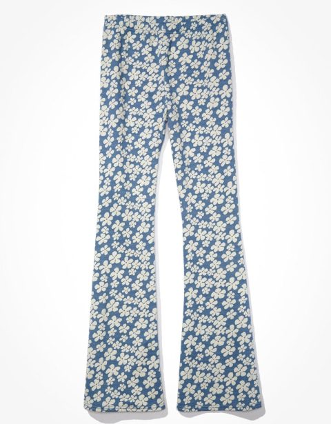 AE Super High-Waisted Knit Flare Pant