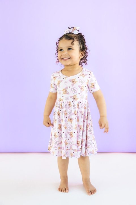 BLOSSOMIN’ BUTTERFLY DREAM RUFFLE DRESS
