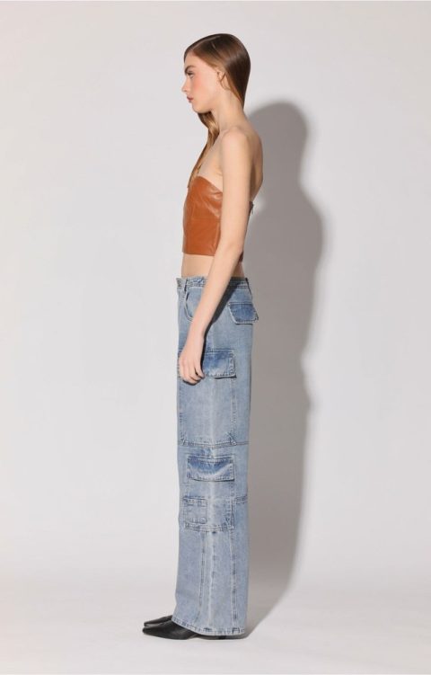 Tanvi Top, Camel – Leather