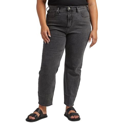 Plus Highly Desirable High Rise Slim Straight Leg Jeans