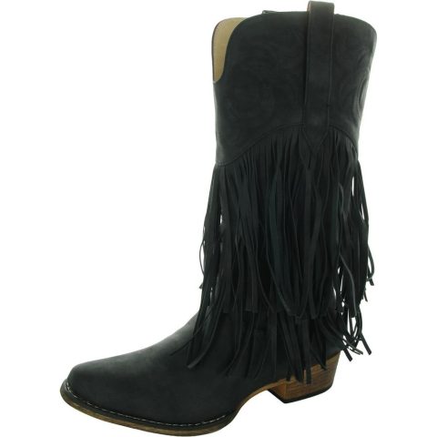 Tassel Mid-Calf Boots