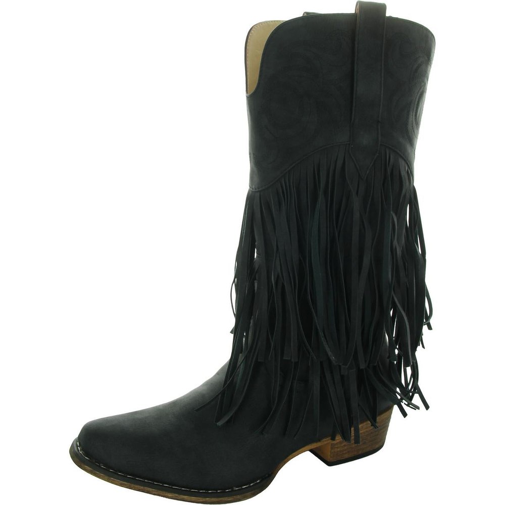 Tassel Mid-Calf Boots