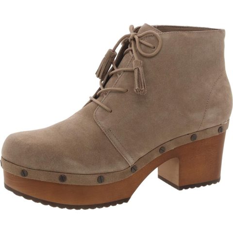Original Chic Studded Suede Ankle Boots