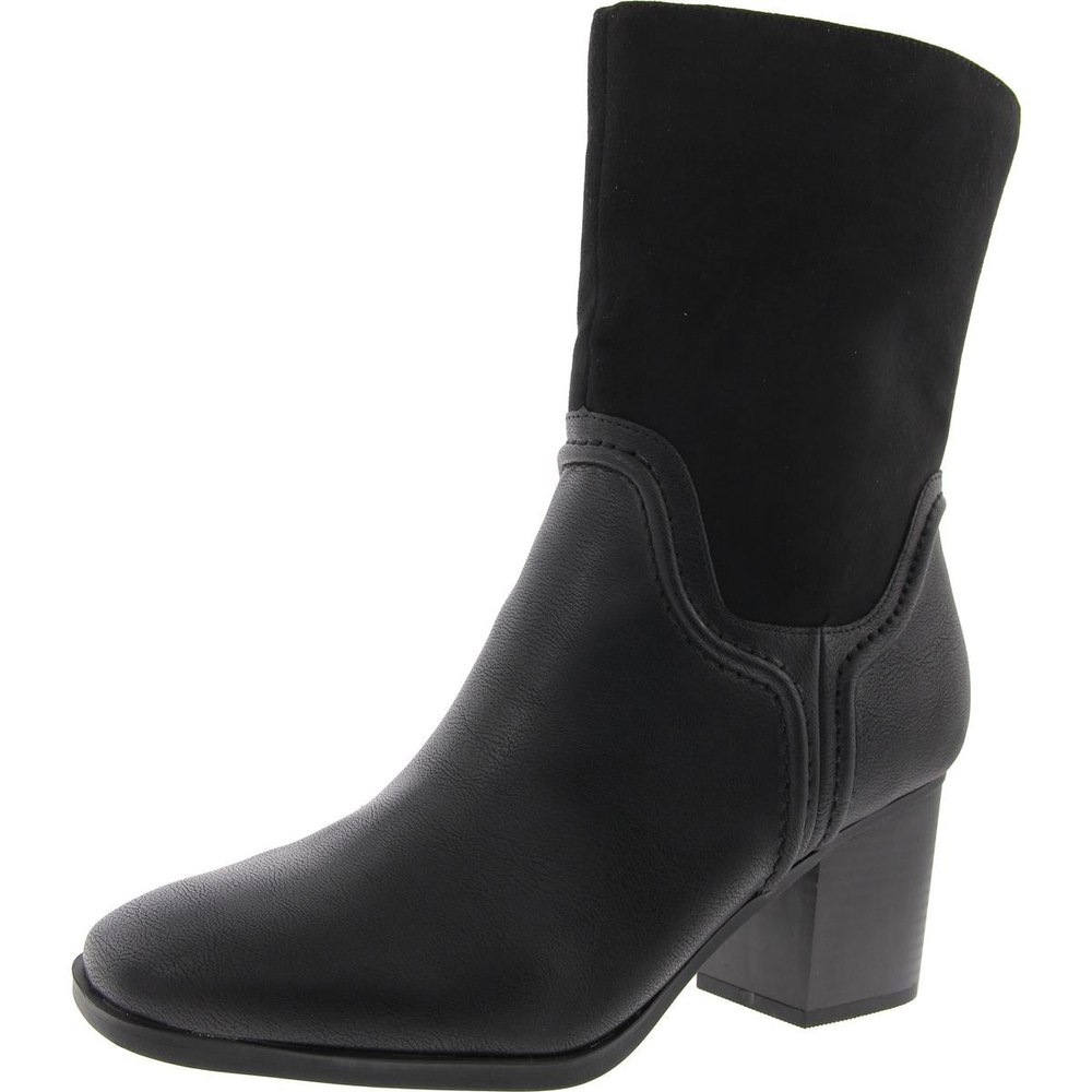 QUEENYP Laceless Motorcycle Boots