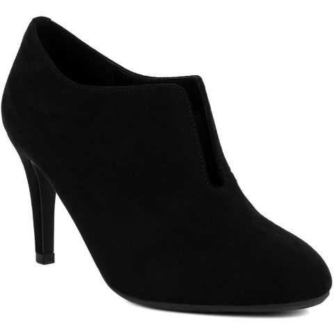 Kaipo Slit Faux Suede Pumps