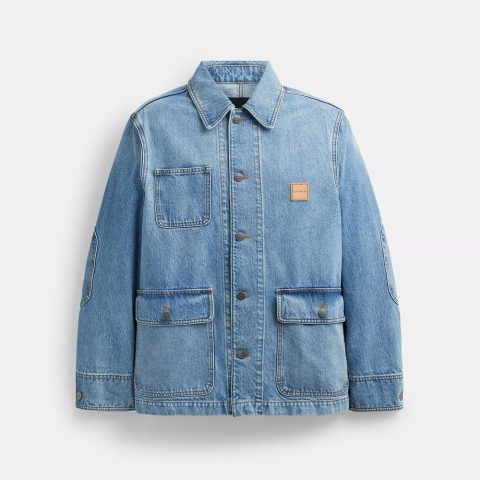 Coach Outlet Denim Chore Jacket 7734237855804