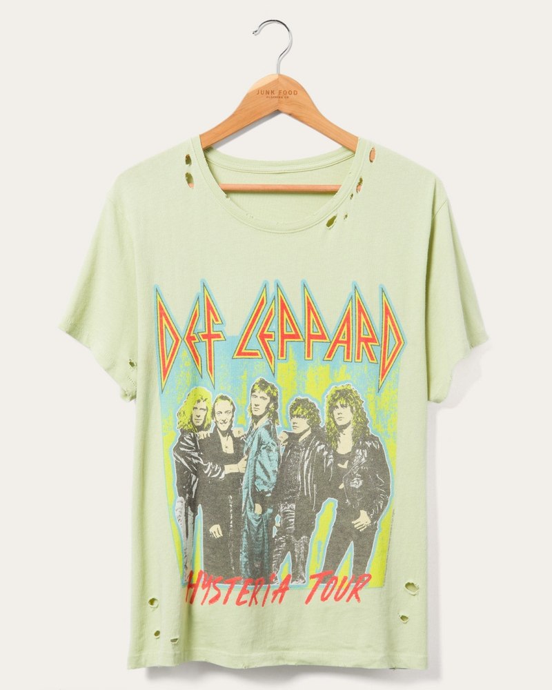 Def Leppard Hysteria Tour Vintage Destroy Tee 7734245687356