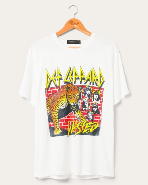 Def Leppard Wasted Vintage Tee 7734245785660