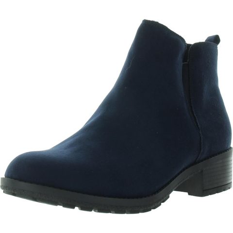 Garnerr Zipper Faux Suede Booties
