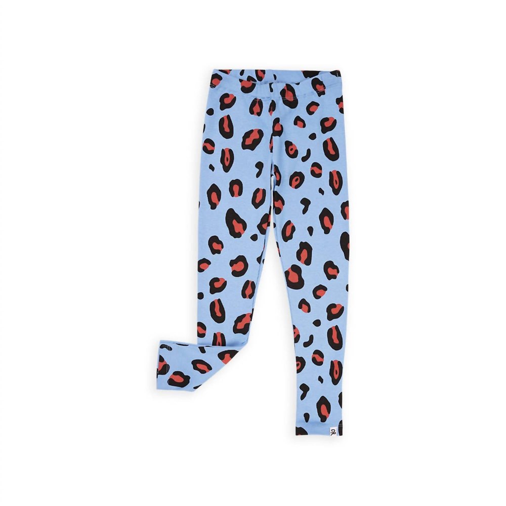 Girl’s Leopard Legging In Blue 7733868232764