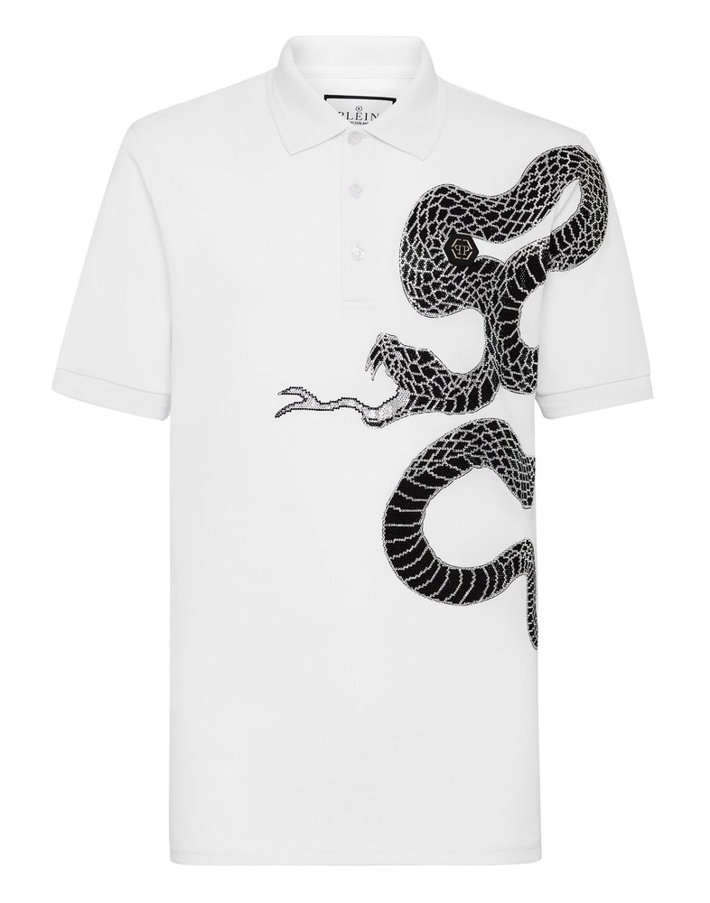 Slim Fit Polo shirt SS Snake