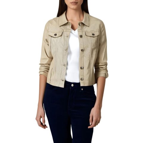 Crop Trucker Jacket