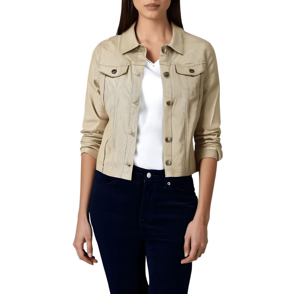 Crop Trucker Jacket