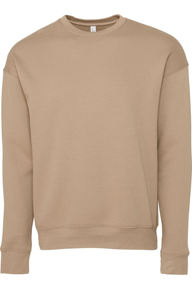 Bella + Canvas Unisex Adult Fleece Drop Shoulder Sweatshirt 7823688728636