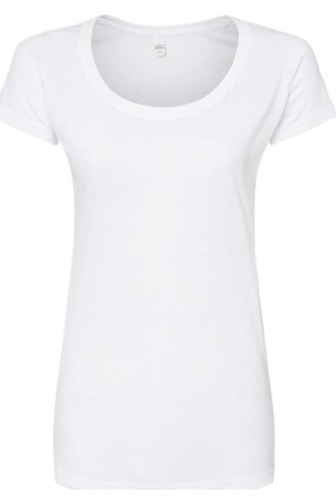 Tultex Women´s Poly-Rich Scoop Neck T-Shirt 7823688630332