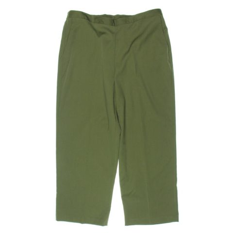 Petites Twill Comfort Waist Straight Leg Pants