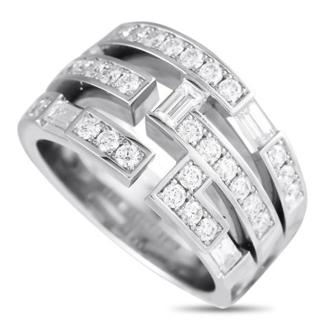 Harry Winston Platinum 1.0ct Diamond Band Ring HW11-080724 7748637491260