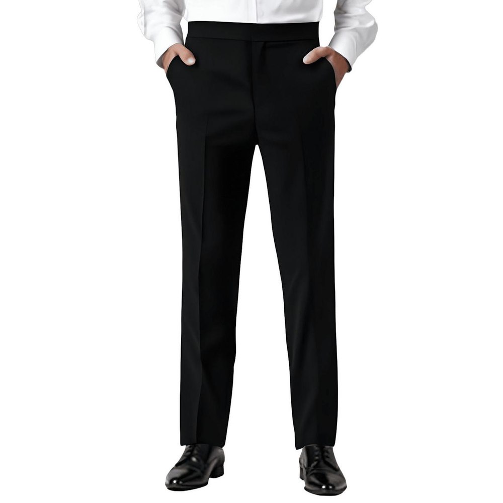Wool Straight Leg Pants