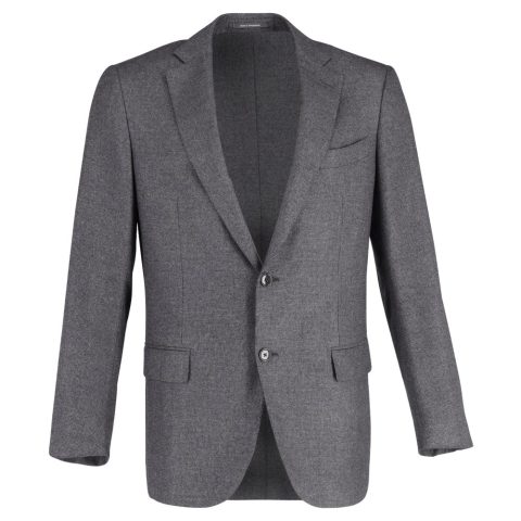 Ermenegildo Zegna Easy Jacket in Grey Cashmere 7748640997436