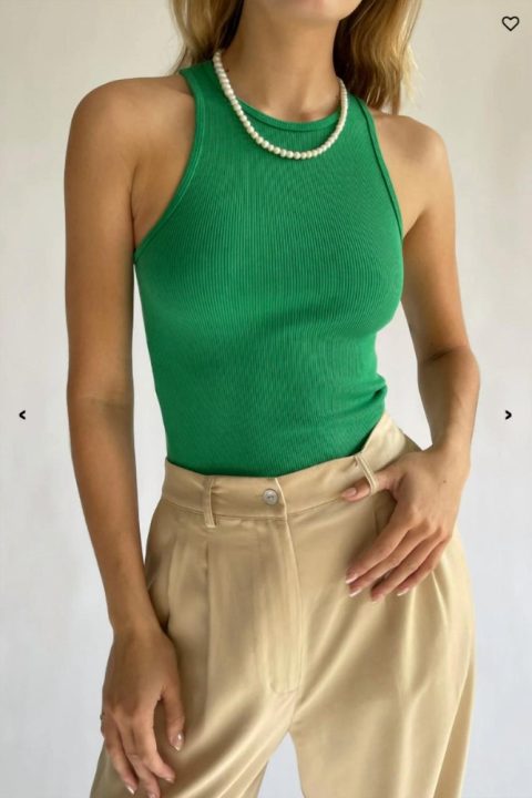 Rib Tank In Ivy