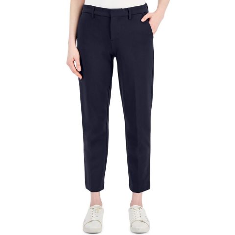High Rise Stretch Ankle Pants