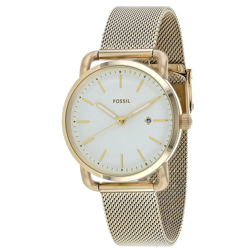 Fossil Women’s Commuter Yellow Dial Watch