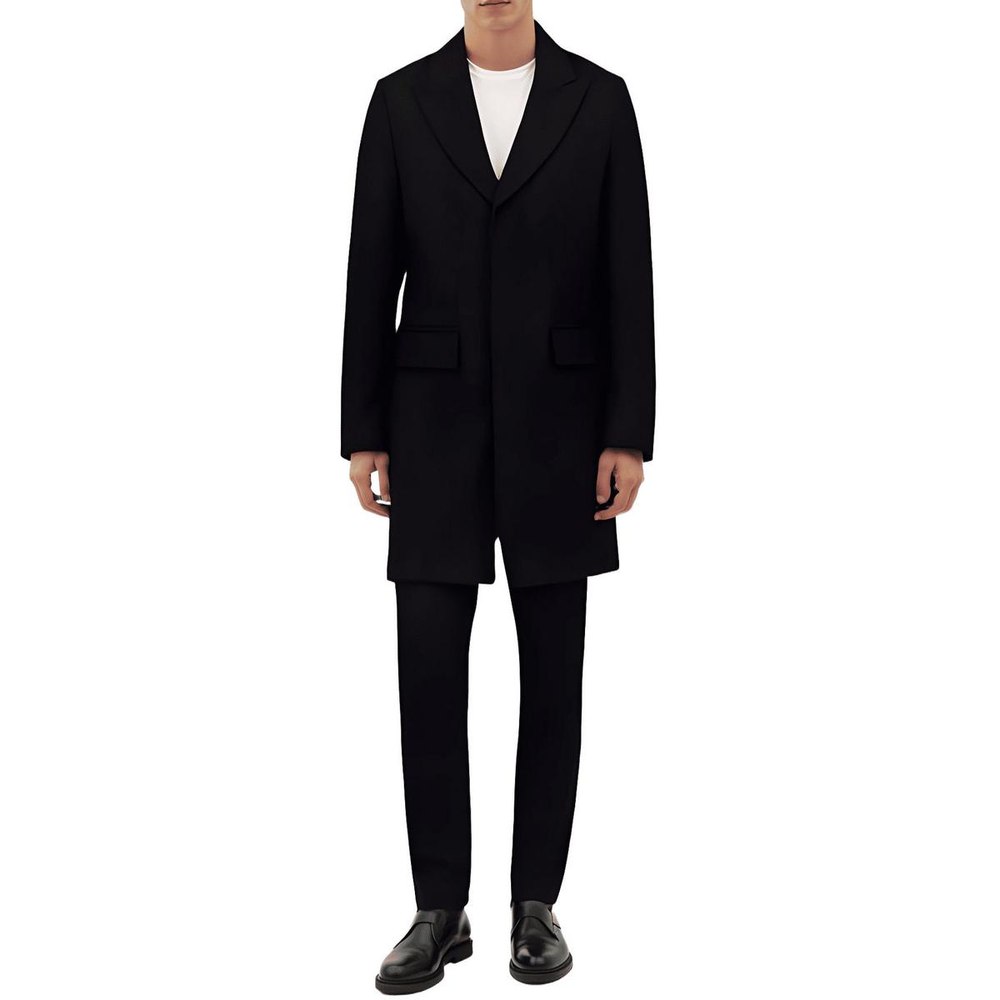 Solid Wool Pea Coat