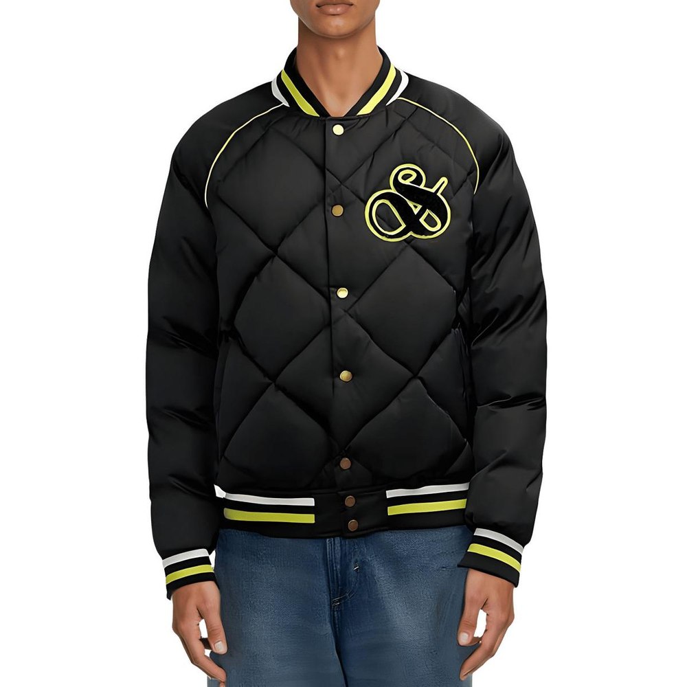 Quilted Bomber Jacket