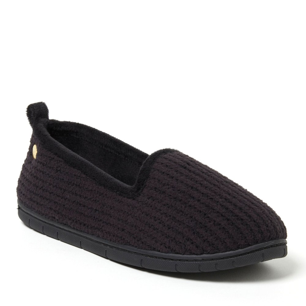 Dearfoams Women’s Rachel Marled Chenille Closed Back Slipper