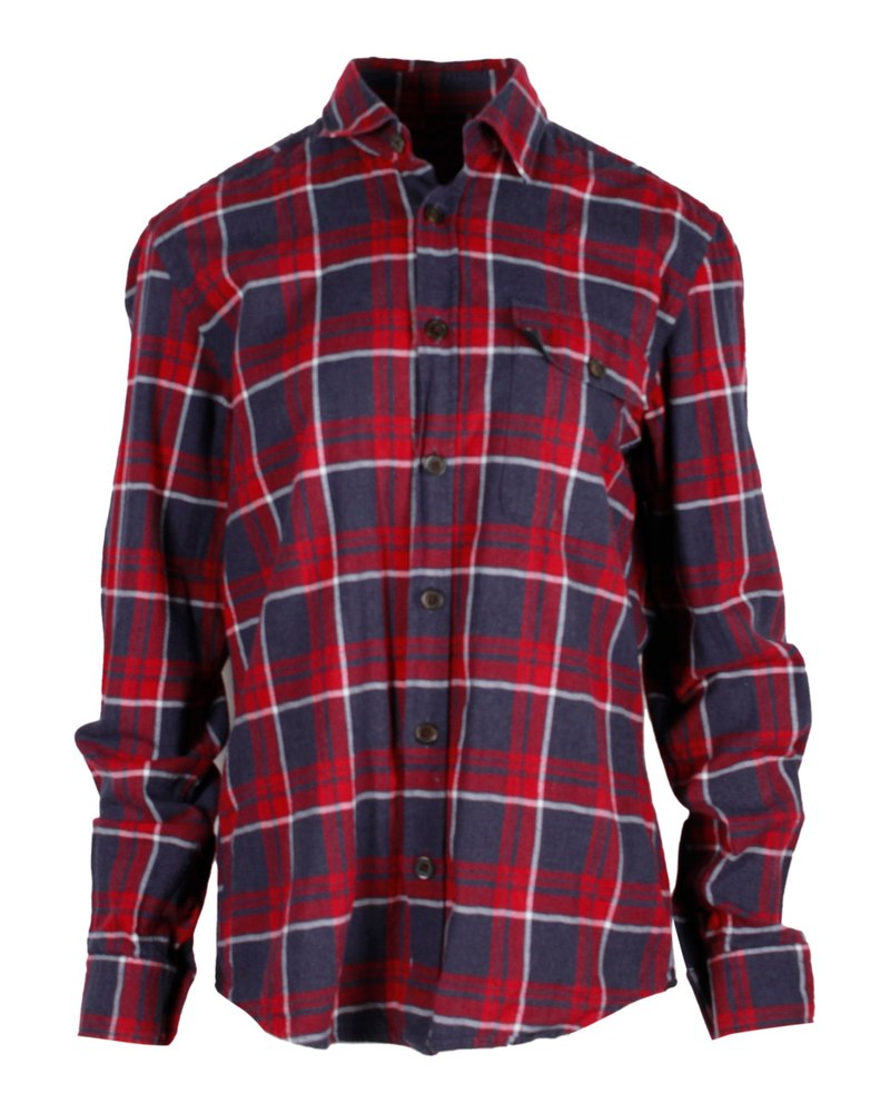 Hugo Boss Checkered Shirt Regular Fit in Red Cotton 7748647485500