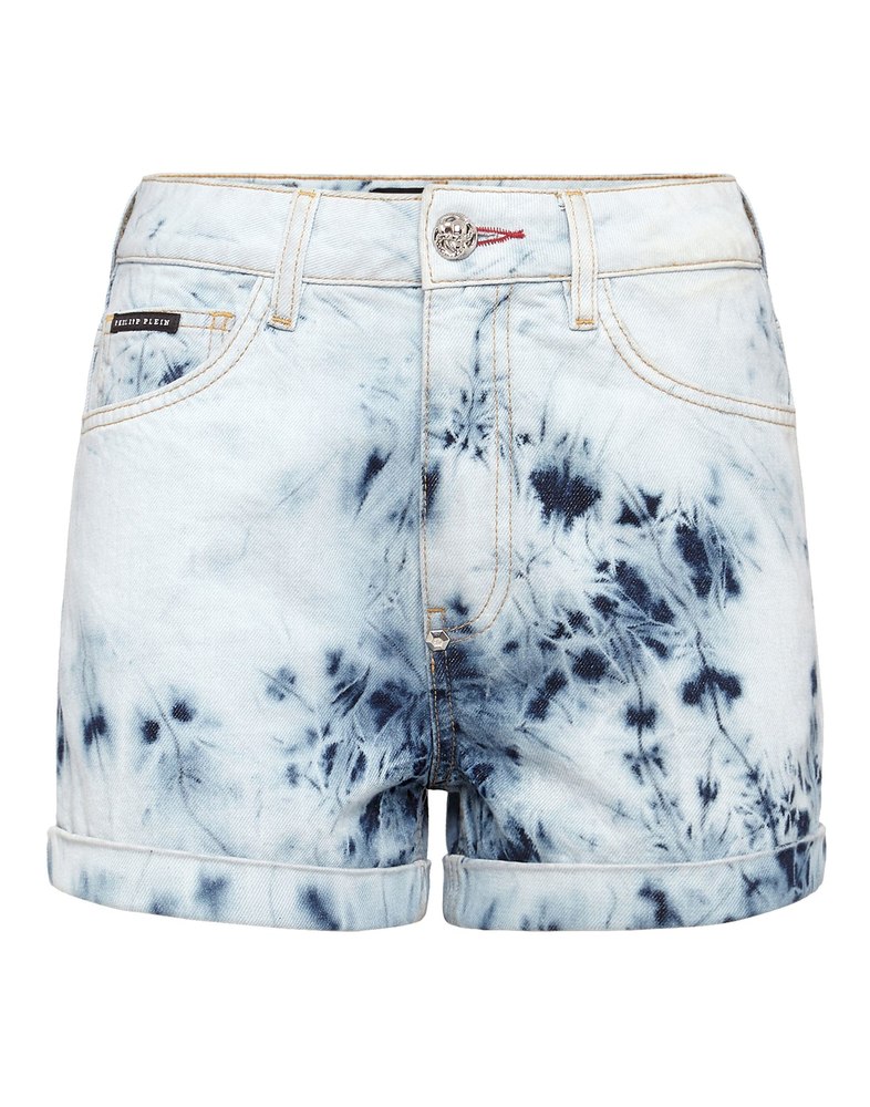 Denim High waist Hot pants Bleached 7644998205500
