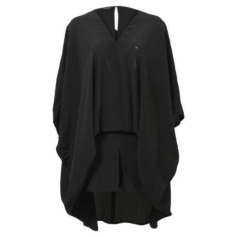 Neil Barrett V-neck Dress in Black Polyester 7748651155516