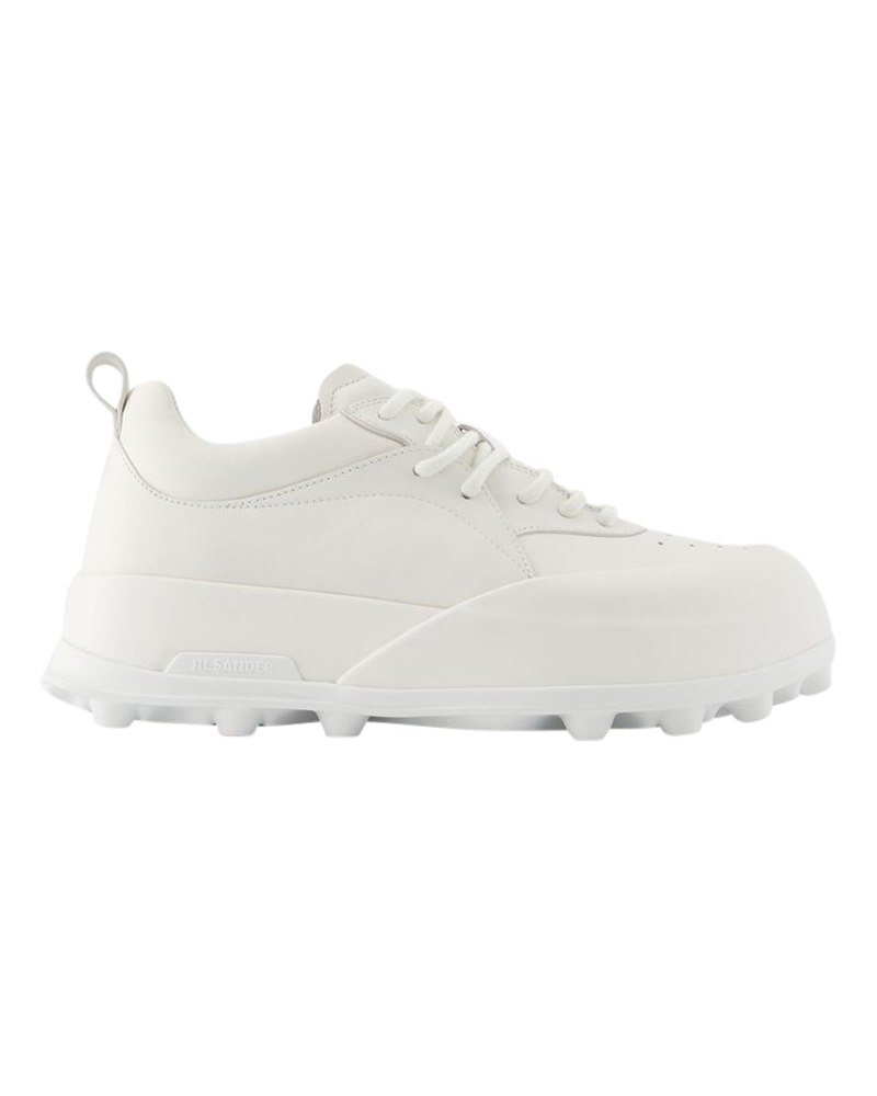 Sneakers – Jil Sander – Leather – Porcelain White 7748651548732