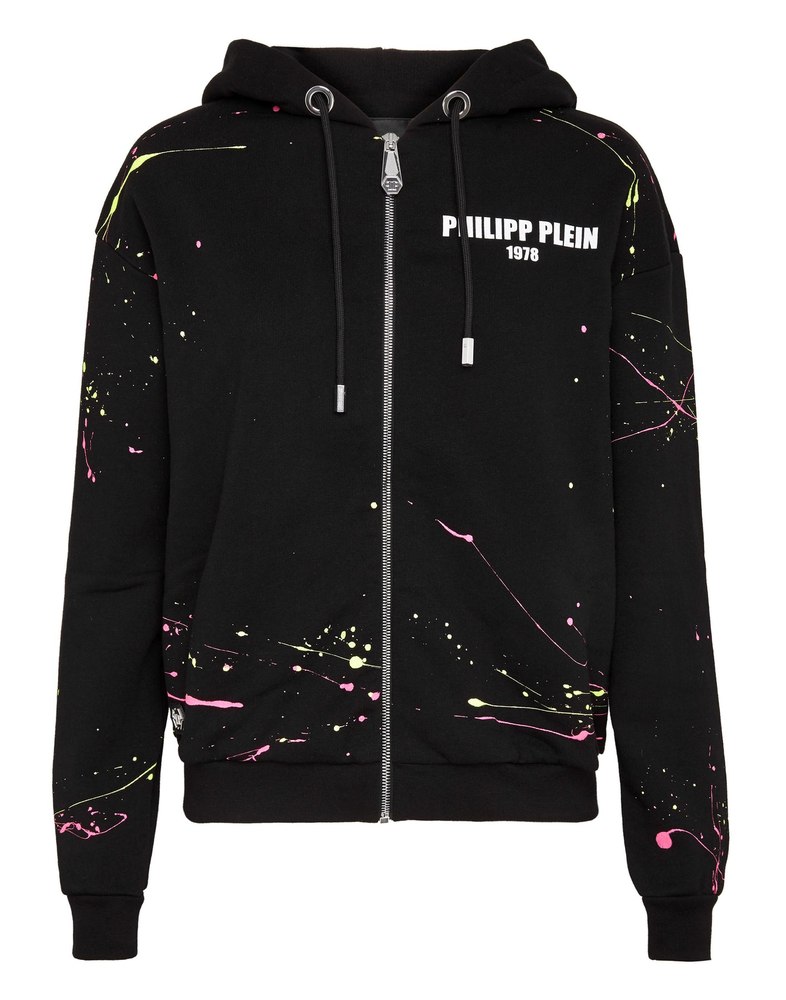 Hoodie Sweatjacket Gothic Plein