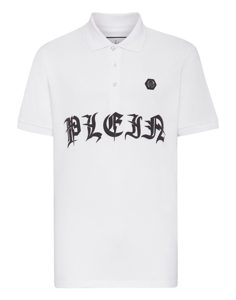 Slim Fit Piquet Polo Shirt SS Gothic Plein