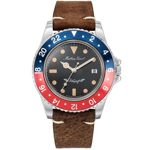 Mathey Tissot Men’s Vintage Black Dial Watch