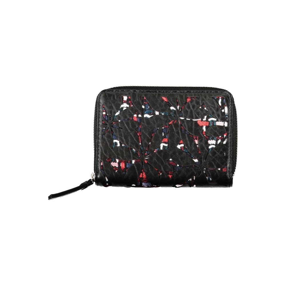Desigual Elegant Zip Wallet with Contrasting Women’s Accents