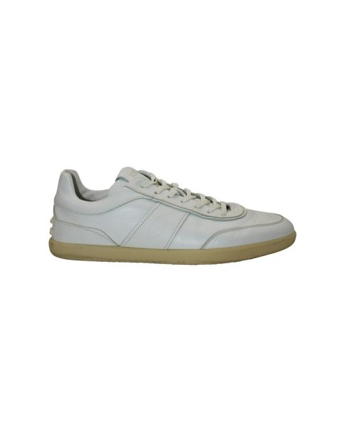 Tod’s Tabs Low Top Sneakers in White Leather 7748656595004