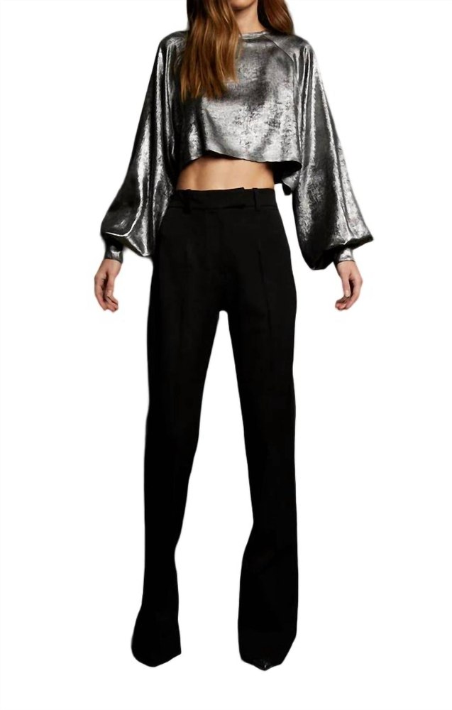 Rey Crop Top In Silver