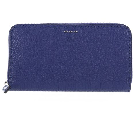 Fendi Zipped Wallet in Blue Leather 7748662722620