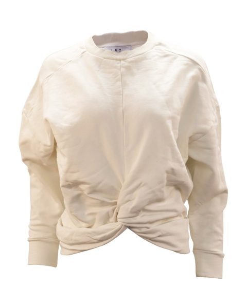Iro Muka Sweatshirt in White Cotton 7748665114684