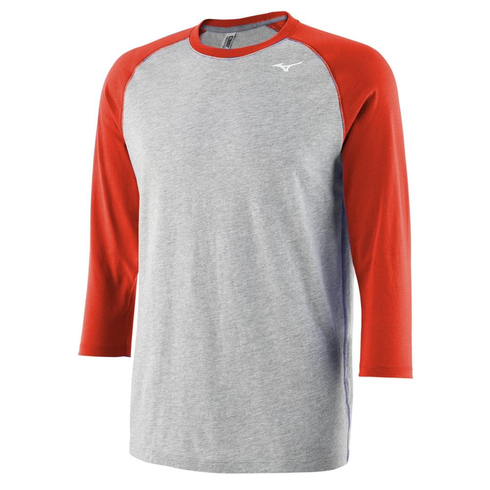 Men’s Mizuno 3/4 Baseball Practice Tee