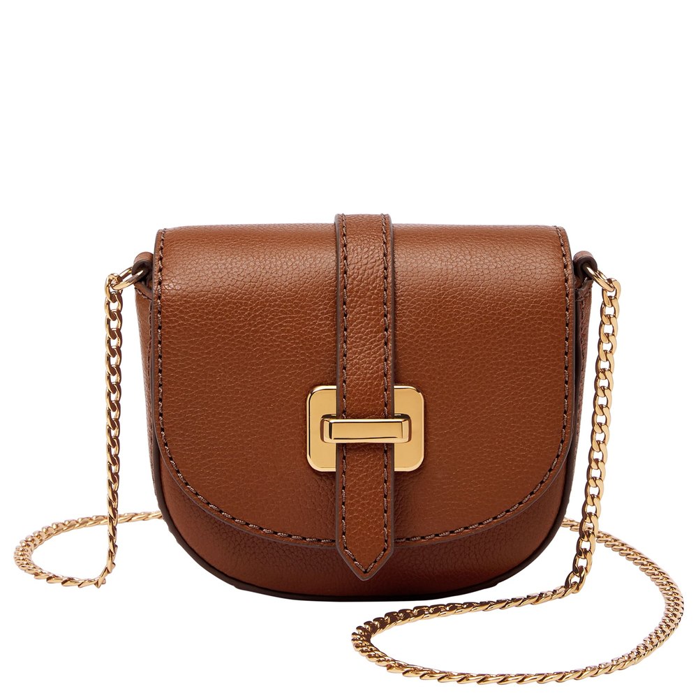 Fossil Women’s Emery Leather Micro Crossbody 7163371487292