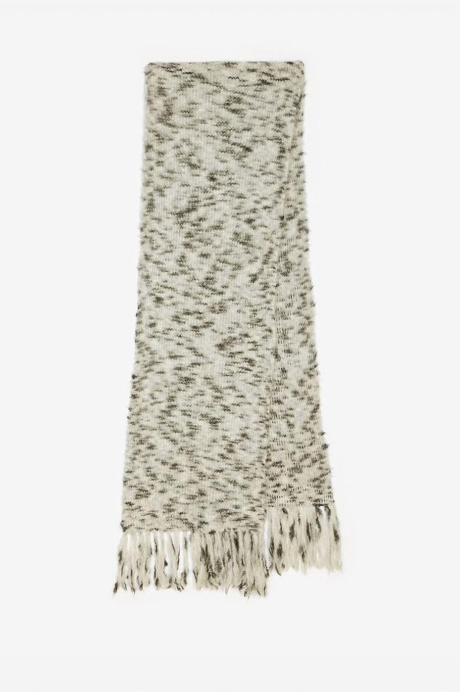 Lloyd Scarf In White/black