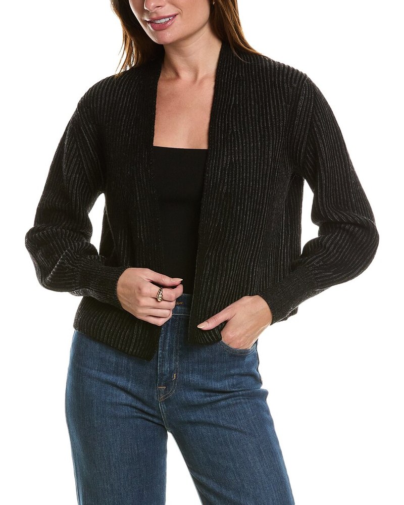 Forte Cashmere Plaited Wool & Cashmere-Blend Cardigan 7823715467324