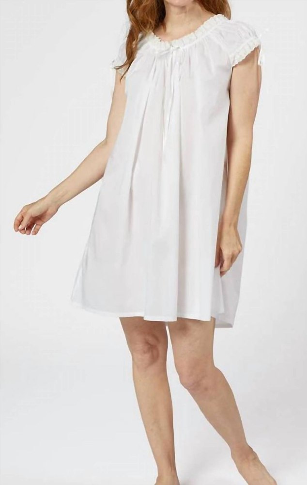 Ruthie Nightgown Dress In White