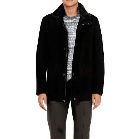Brooks Wool Blend Car Coat Soft Shell Jacket