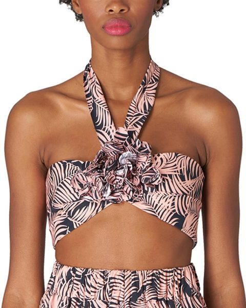 Carolina Herrera Halter Bandeau Top